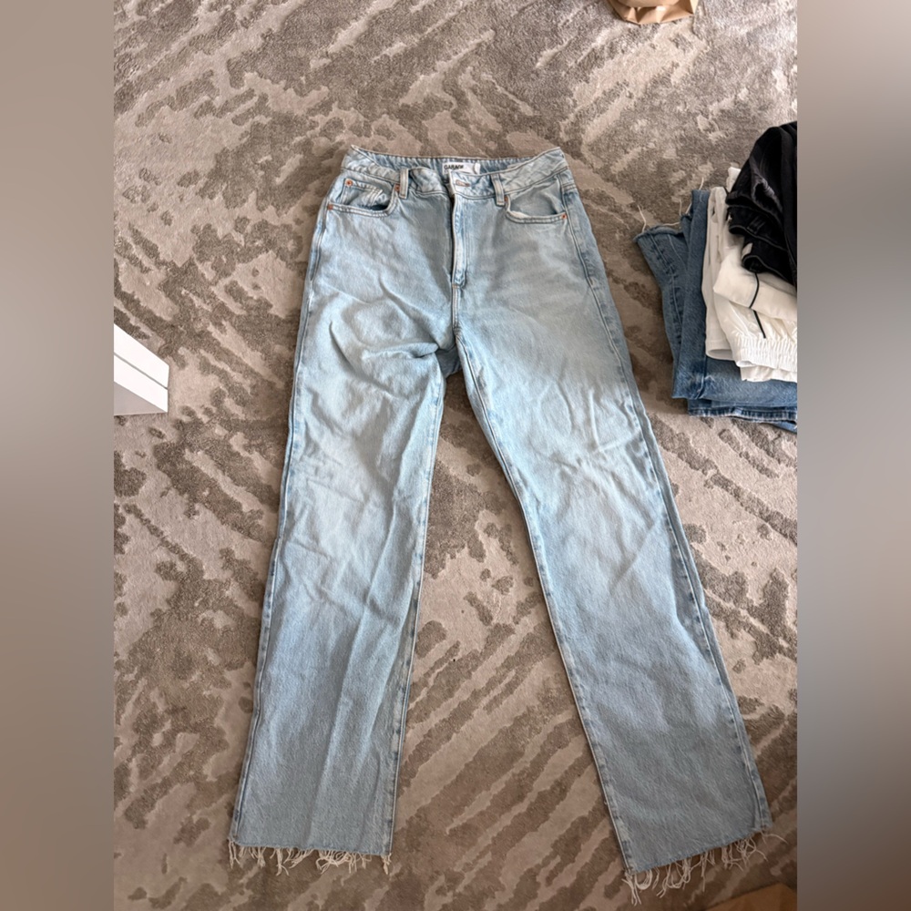 Garage Light Wash Denim Jeans